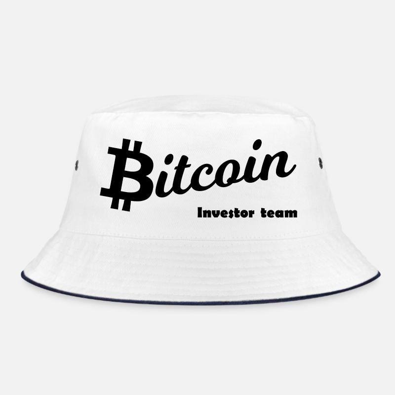 Bitcoin Symbol Schwarzsilhouette Bucket Hat