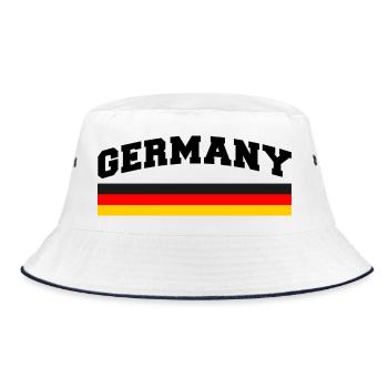 Pavillon allemand Allemagne - Bob - blanc/marine - Devant
