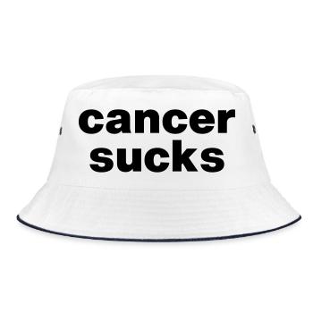 Le cancer, c’est vraiment dur - Bob - blanc/marine - Devant