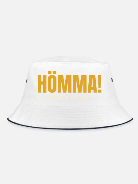 Hömma! Ruhrpott. Wo sonst. - Bucket Hat - Weiß/Navy