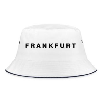FRANKFURT - Bucket Hat - Weiß/Navy - Vorne