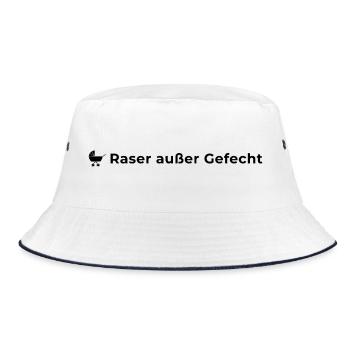 Nico Liebscher - Bucket Hat - Weiß/Navy - Vorne