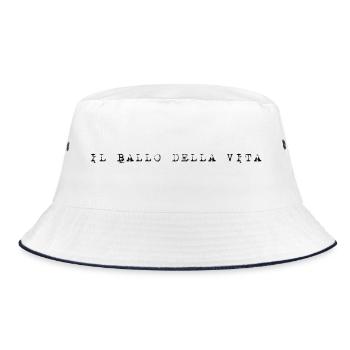 Il Ballo Della Vita - Bucket Hat - Weiß/Navy - Vorne