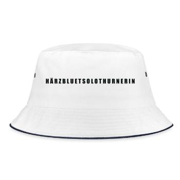Härzbluetsolothurnerin Canton of Solothurn - Bucket Hat - white/navy - Front