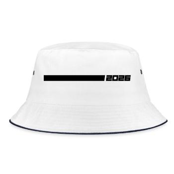 2026 Line - Bucket Hat - white/navy - Front