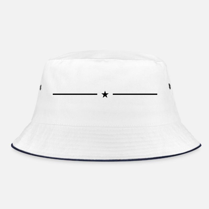 Line Star Icon Bucket Hat