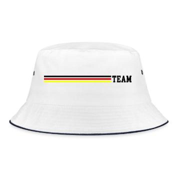 Drapeau de l’équipe Allemagne - Bob - blanc/marine - Devant