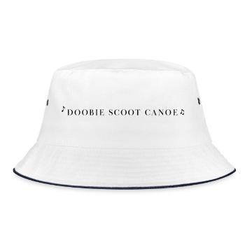 doobiescootcanoe - Bucket Hat - Weiß/Navy - Vorne