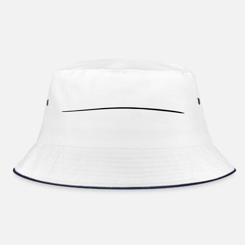 Stroke Art Brushstroke Underscore Crack Line Bucket Hat