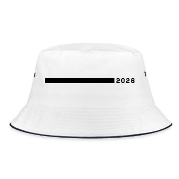 2026 Line - Bucket Hat - white/navy - Front