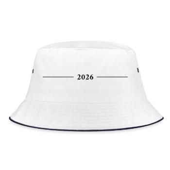 2026 Element - Bucket Hat - white/navy - Front