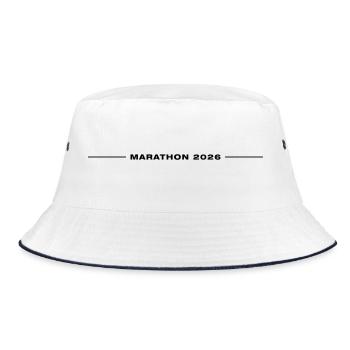 Ligne Marathon 2026 - Bob - blanc/marine - Devant