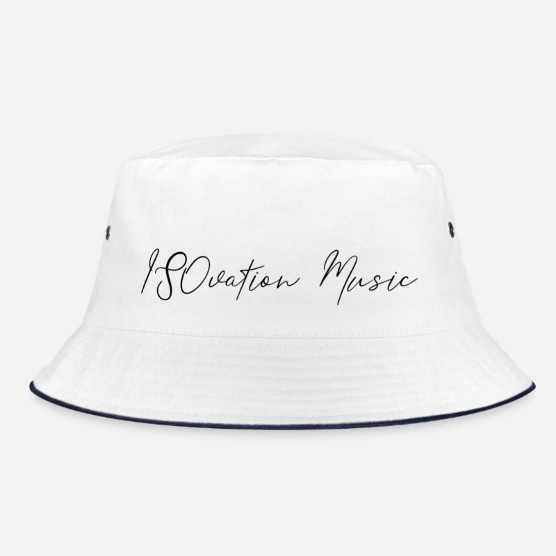 ISOvation Retro Logo (schwarz) Bucket Hat