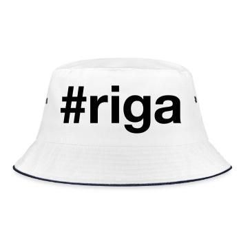 RIGA Hashtag Lettonie Lettonie - Bob - blanc/marine - Devant