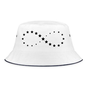 Étoiles étoiles infini signe cadeau chance - Bob - blanc/marine - Devant