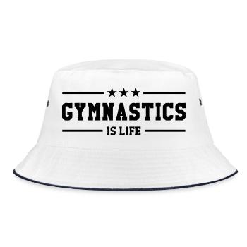 Gymnastics is life - Bob - blanc/marine - Devant