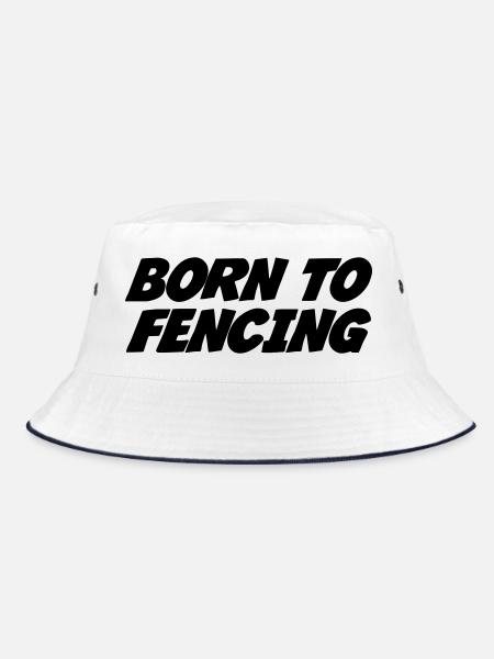 Born to Fencing - Bob - blanc/marine - Devant