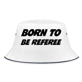 Referee - Schiedsrichter Arbitre - Sport - Match - Bucket Hat - Weiß/Navy - Vorne