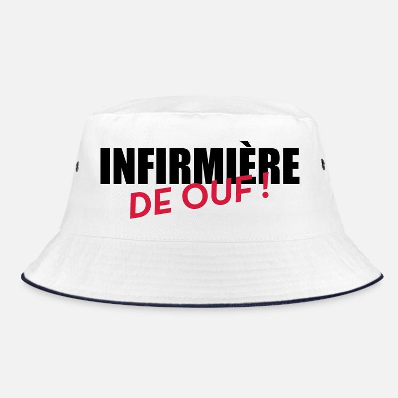 Nurse PKrankenschwester Infirmier Infirmière Bucket Hat