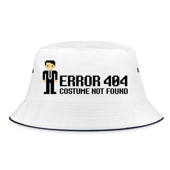 Error 404 - Costume not found - Bucket Hat - white/navy - Front