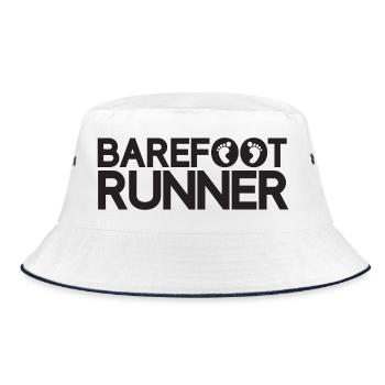 Coureur aux pieds nus - Bob - blanc/marine - Devant