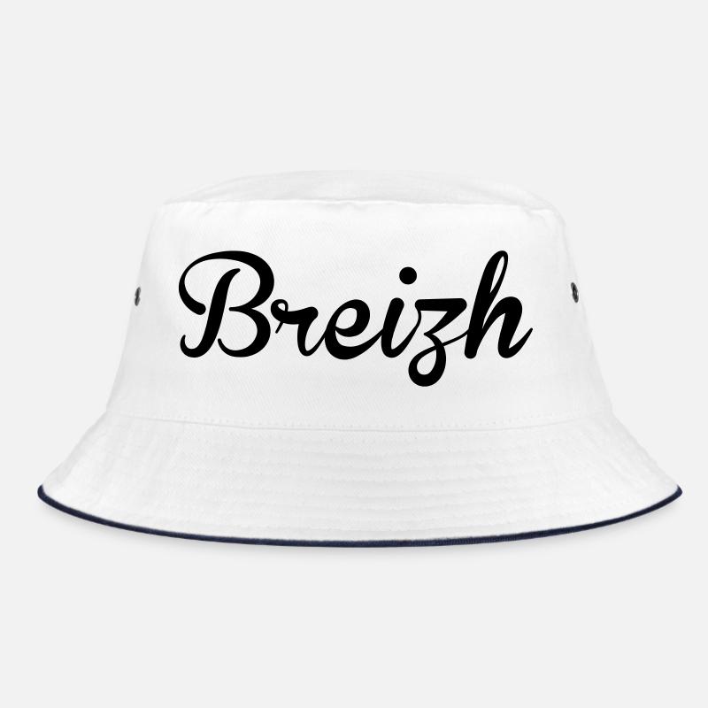 Breizh - Bretagne - Bob - blanc/marine
