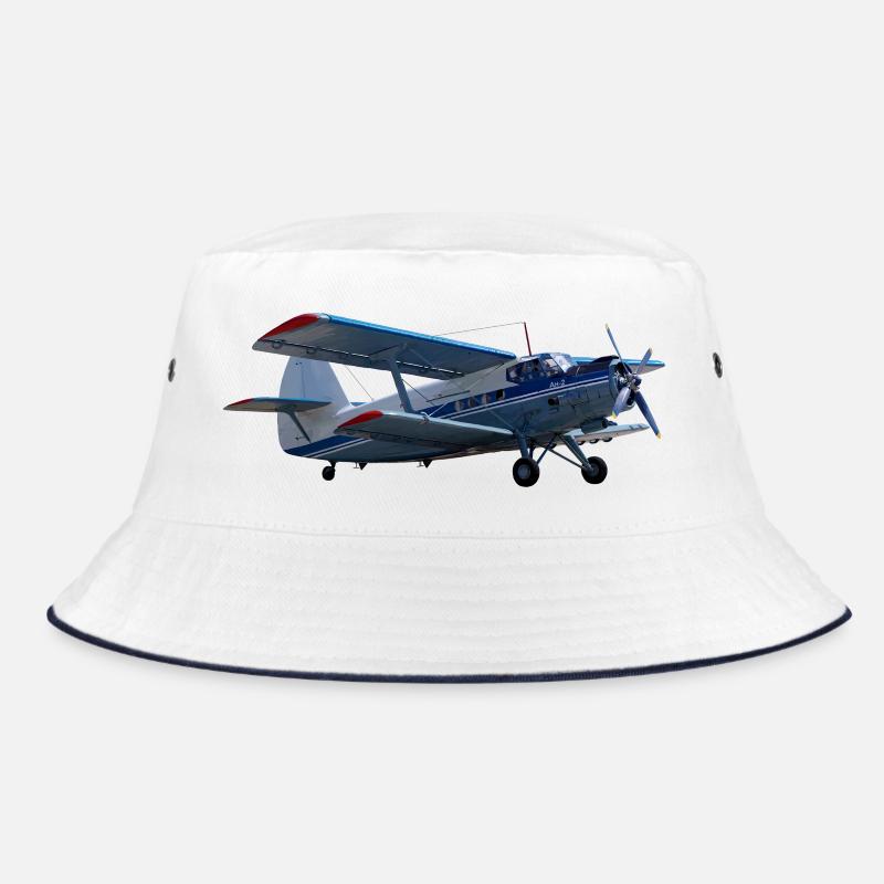 An-2 - Bucket Hat - Weiß/Navy