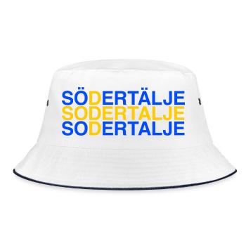 SÖDERTÄLJE - Sweden - Swedish flag - Bucket Hat - white/navy - Front