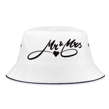Design d’amour romantique avec motif de cœur - Bob - blanc/marine - Devant