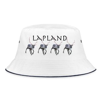Lapland - Bucket Hat - white/navy - Front