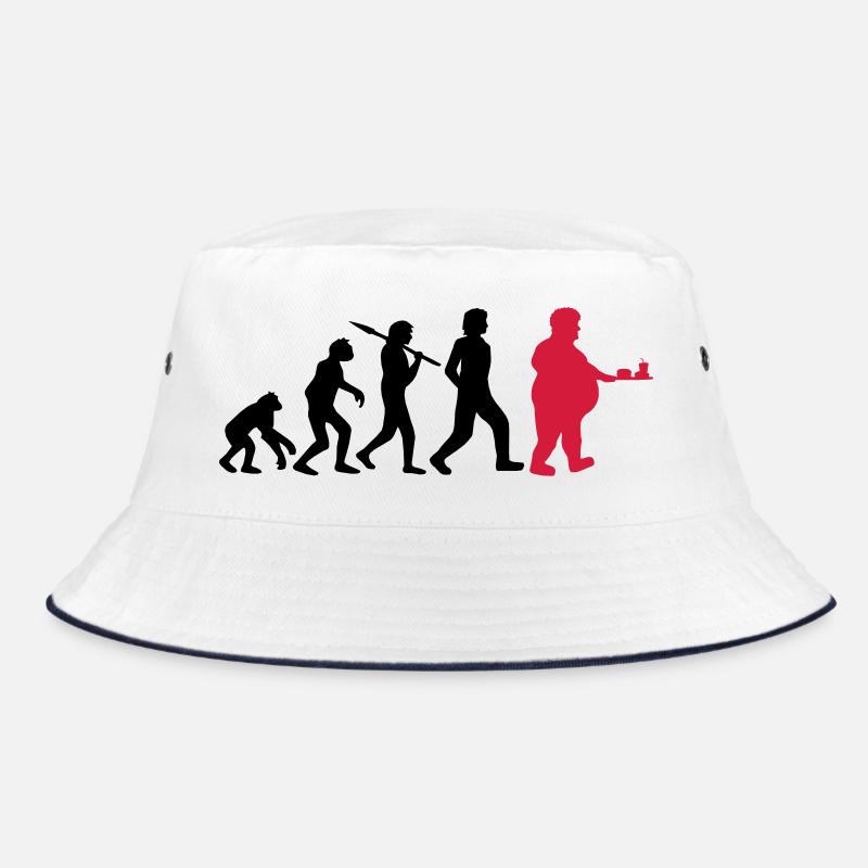 Fast Food Evolution Bucket Hat