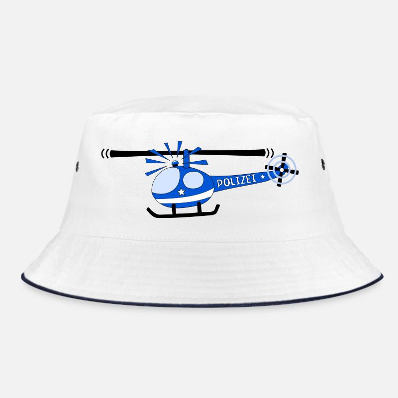 Hubschrauber Polizei Kinder Bucket Hat
