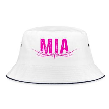 MIA décoré - Bob - blanc/marine - Devant