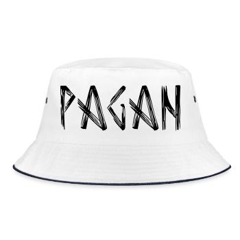 Logo de lettrage païen - Bob - blanc/marine - Devant