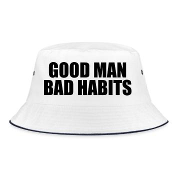 Good Man Bad Habits - Bob - blanc/marine - Devant
