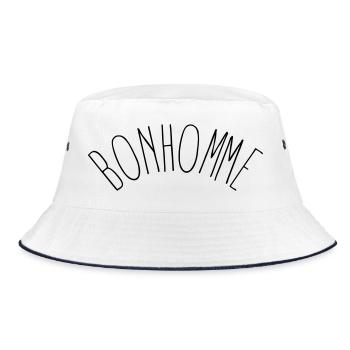 Bonhomme - Petit mec tout simplement - Bob - blanc/marine - Devant