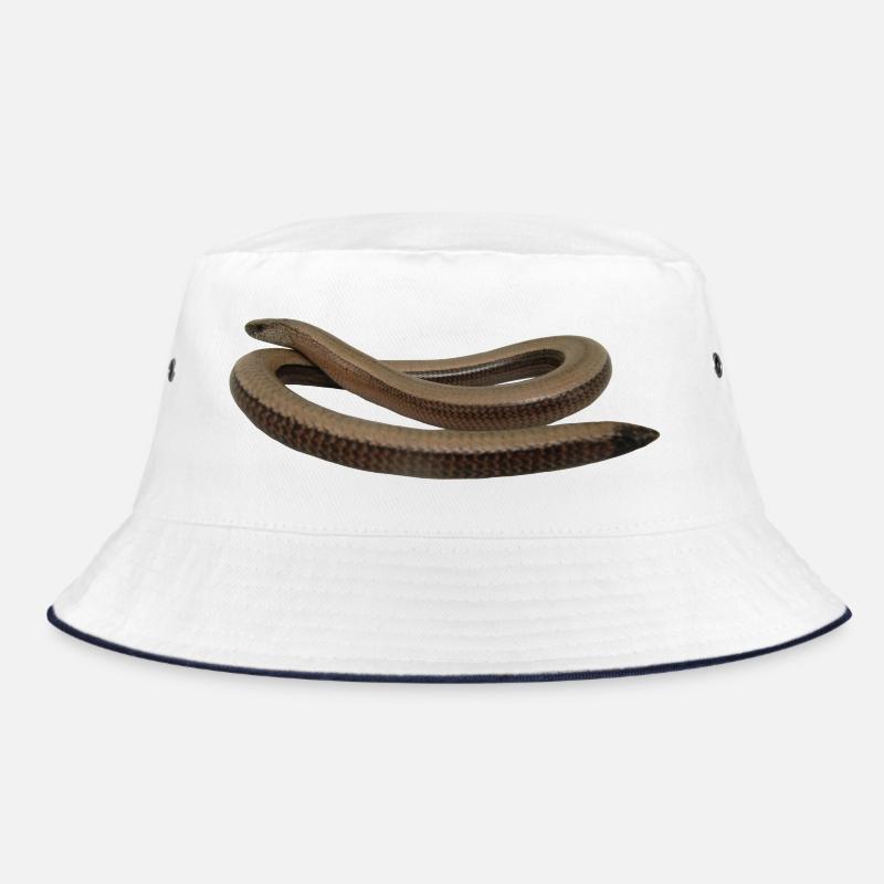 Blindworm - Bucket Hat - white/navy
