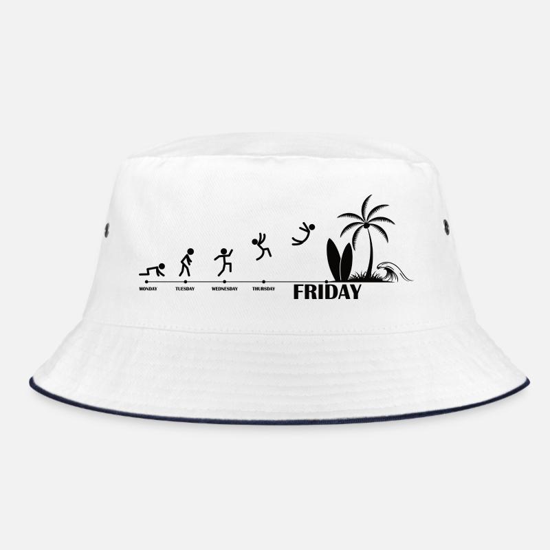 Finally Friday Beach Evolution Bucket Hat