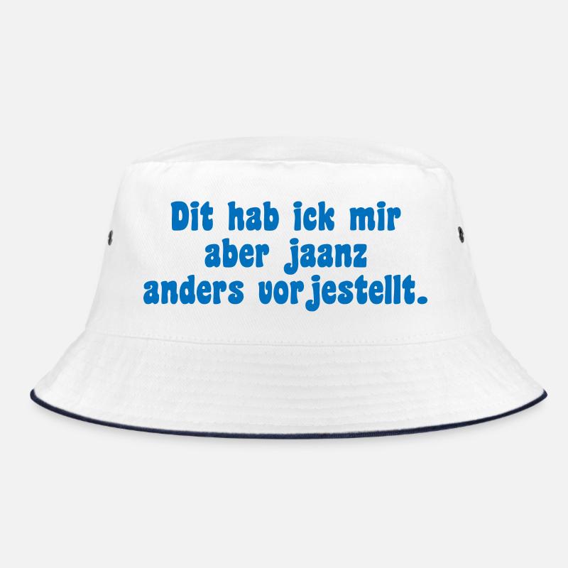 Berliner Icke Saying Bucket Hat