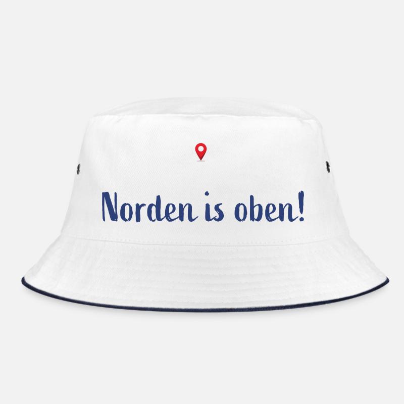 North is up Bucket Hat