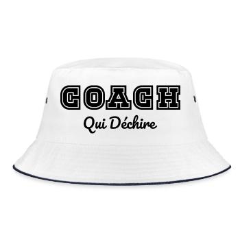 Coach Who - Bucket Hat - white/navy - Front