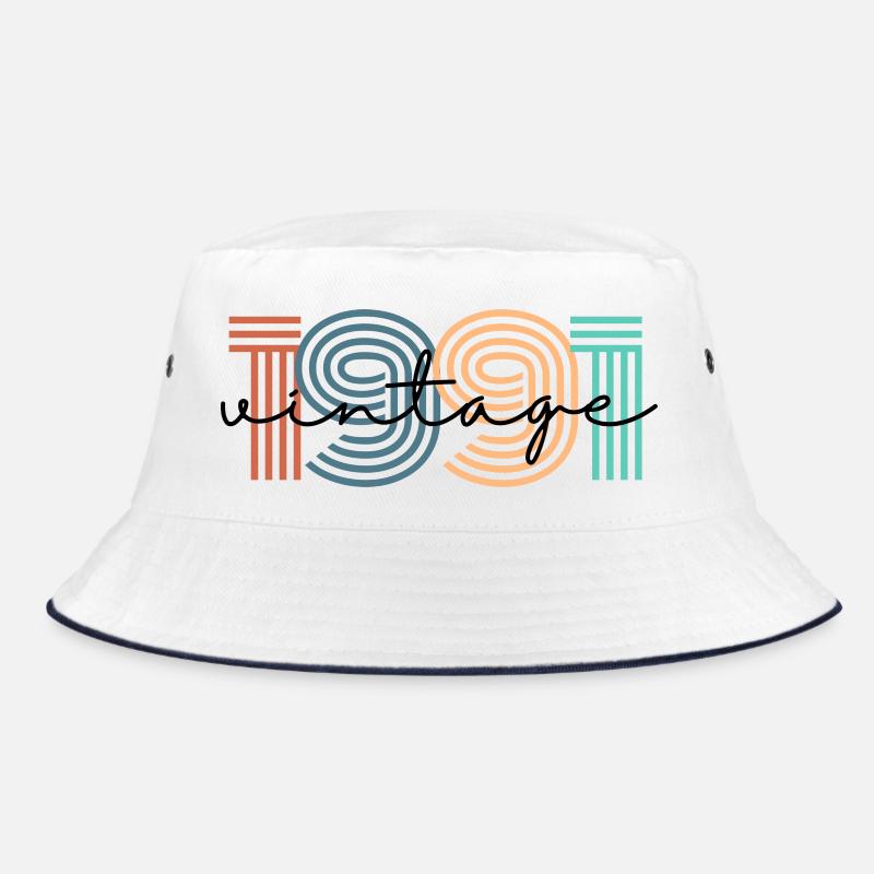 1991 Vintage Retro Bucket Hat