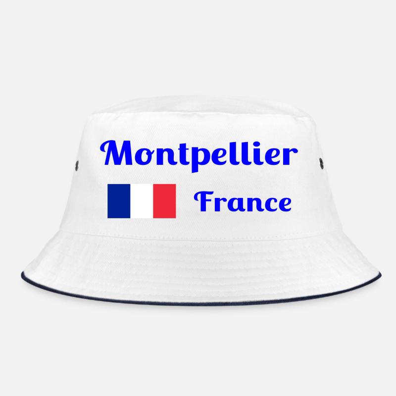 Montpellier, Frankreich - Stilvolle Drucke Bucket Hat