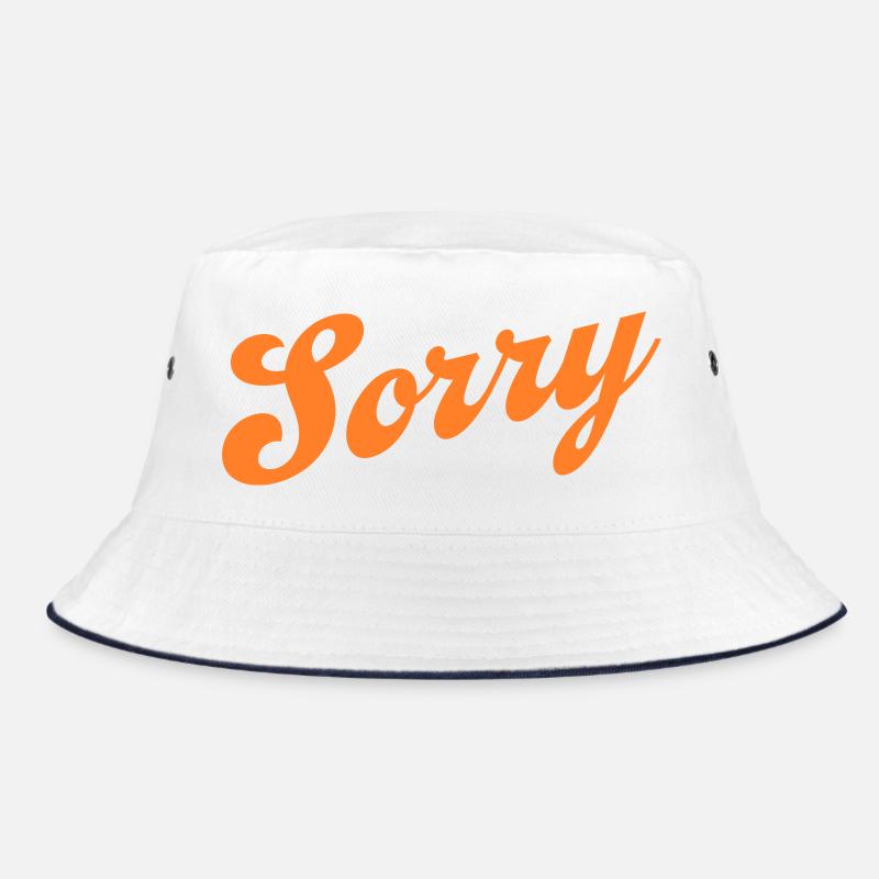 Sorry – Minimalist statement Bucket Hat