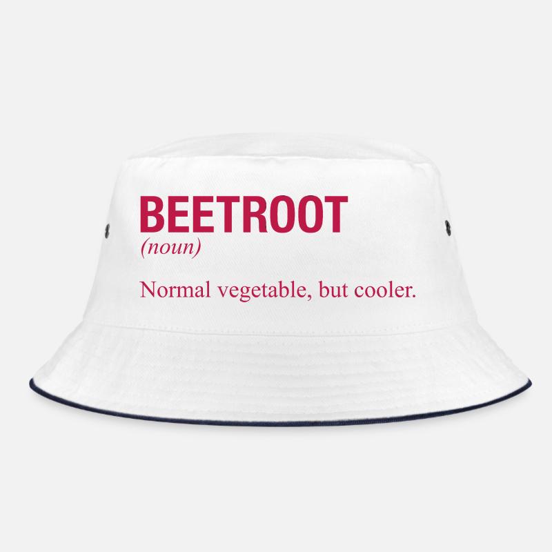 BEETROOT Rote Bete Bucket Hat
