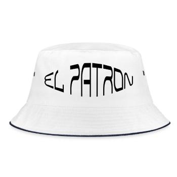 El Patron – The Doer Look - Bucket Hat - white/navy - Front