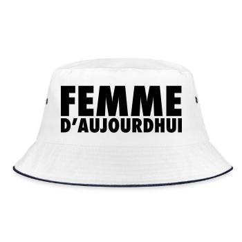 Femme D’aujourd’hui - Style Féminin Moderne - Bob - blanc/marine - Devant