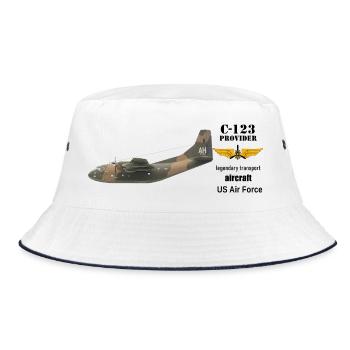 C-123 Provider - Bucket Hat - white/navy - Front