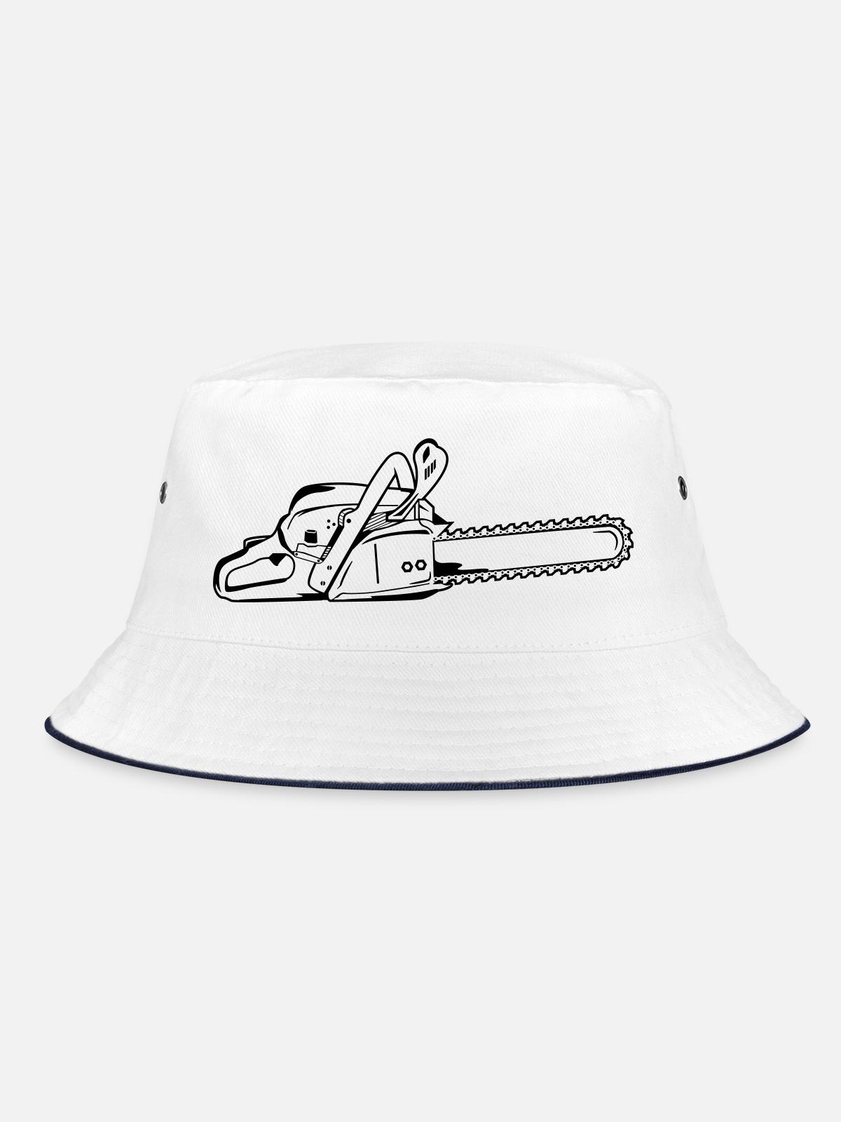 Chainsaw - Bucket Hat - white/navy - Front