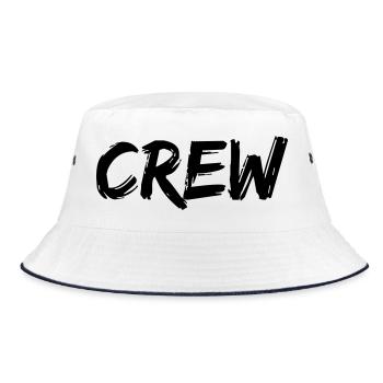 crew - Bucket Hat - white/navy - Front
